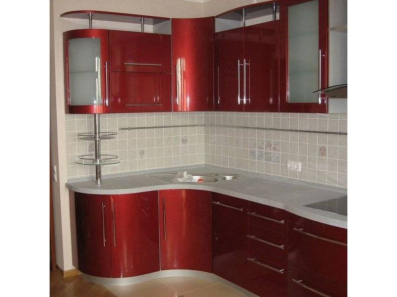 угловая кухня красная в Нижневартовске