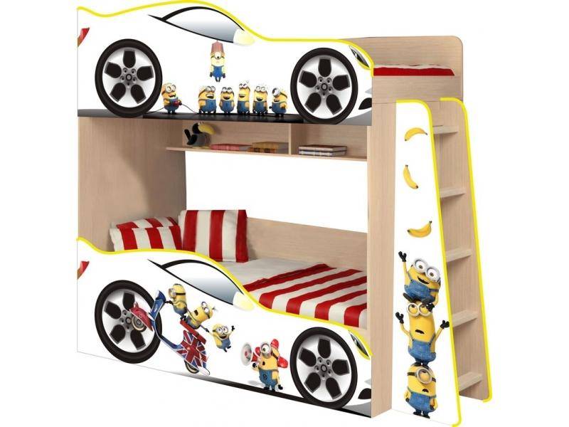 двухъярусная детская кровать миньоны модель 4 в Нижневартовске