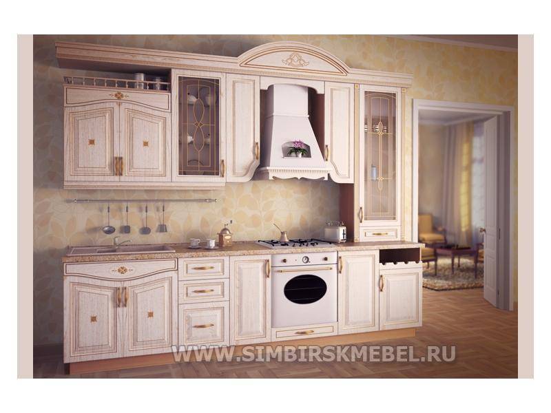 кухонный гарнитур прямой анастасия в Нижневартовске