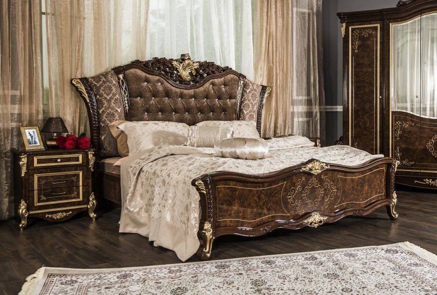 кровать оливия корень дуба глянец в Нижневартовске