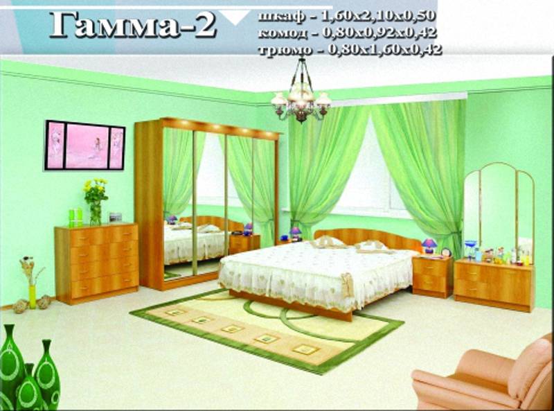 спальный гарнитур «гамма 2» в Нижневартовске