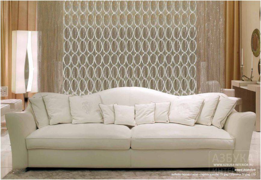 уютный белый диван divano gm 31 в Нижневартовске