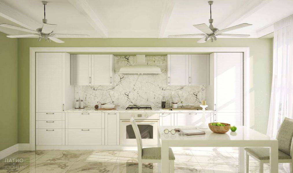 кухня octavia прямая (белая) арт. 1112 в Нижневартовске