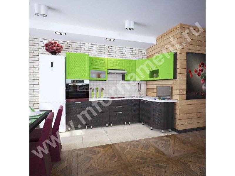 кухня угловая люкс с 3d фасадами в Нижневартовске