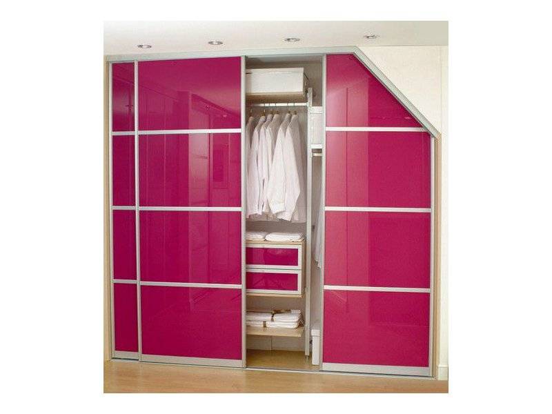 встроенный розовый шкаф-купе фрея для спальни в Нижневартовске