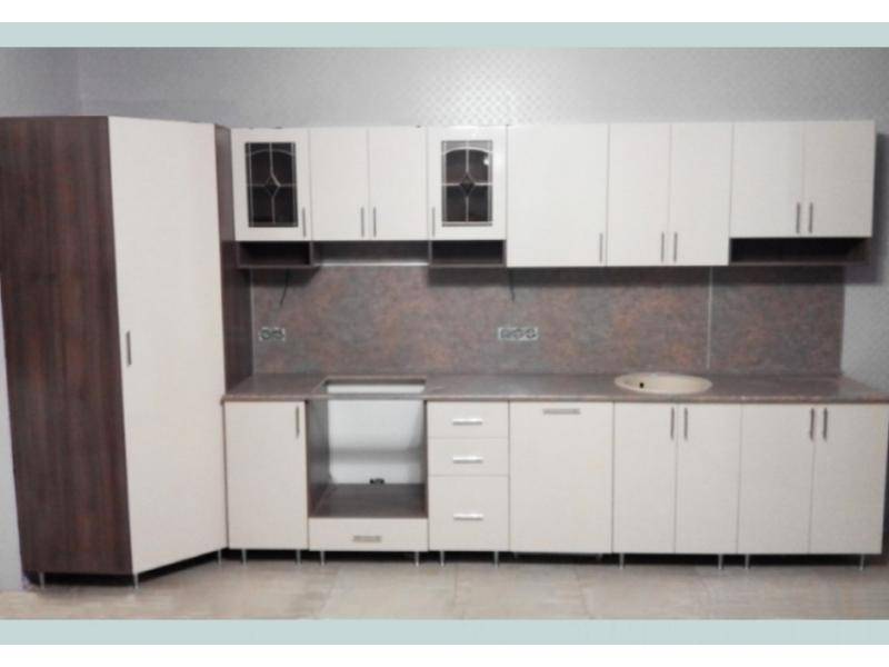 кухня угловая фасады мдф глянец + шкаф угловой в Нижневартовске