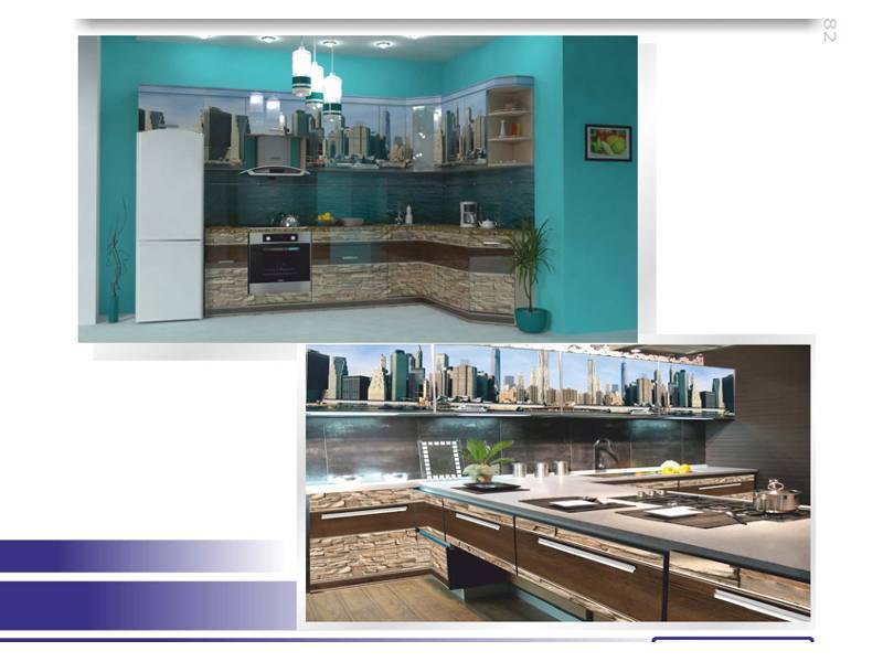 кухня угловая фотопечать 06 в Нижневартовске