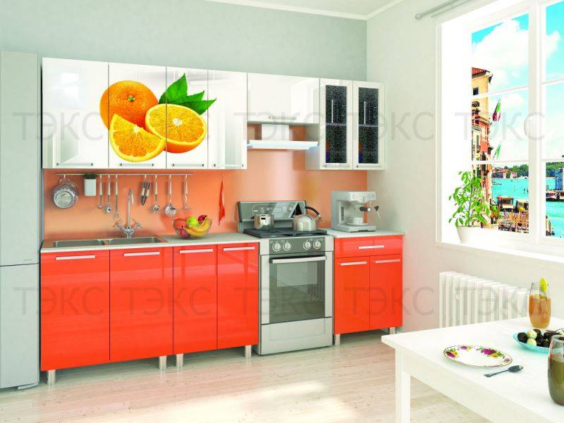 кухня палитра апельсины в Нижневартовске