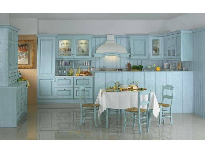 кухонный гарнитур селеста голубая в Нижневартовске