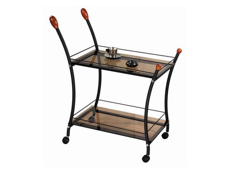 стол сервировочный поло черный/тонированное в Нижневартовске