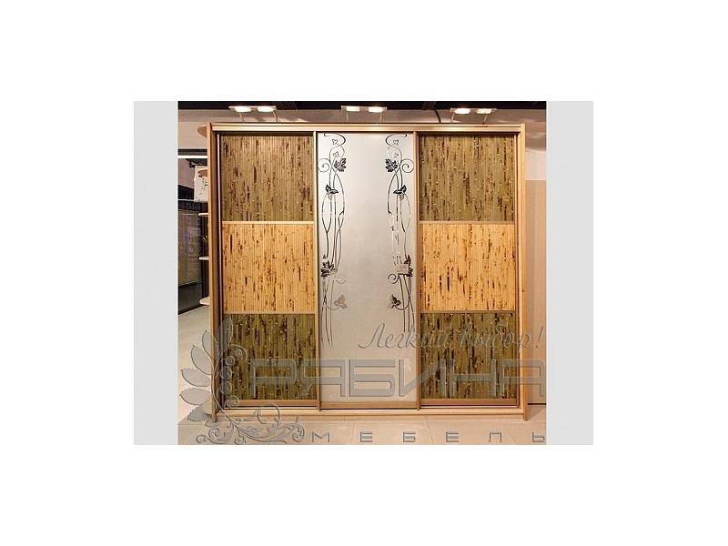 шкаф-купе гималайский с экопанелью в Нижневартовске