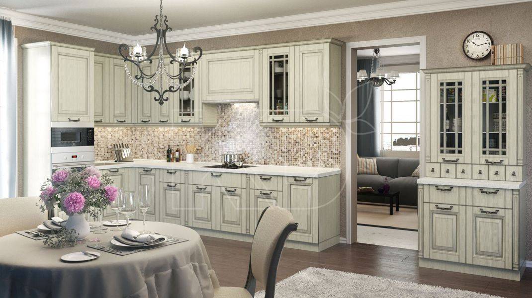 кухня классическая дита с патиной в Нижневартовске