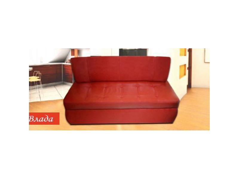 красный диван без подлокотников влада 16 в Нижневартовске