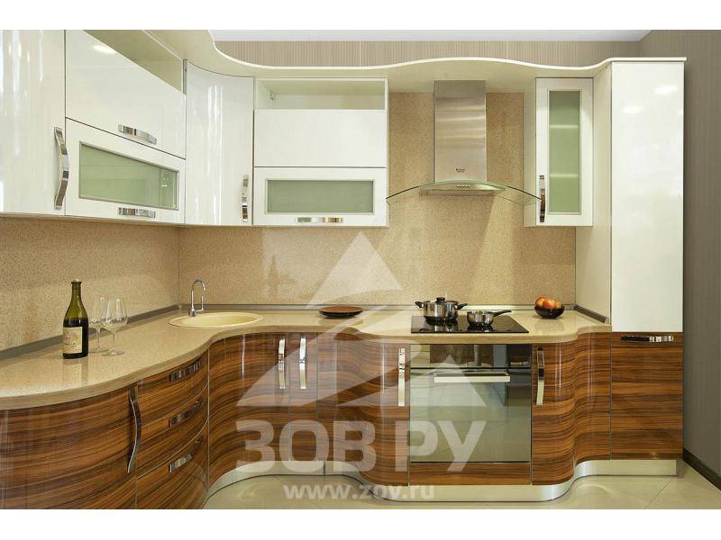 кухонный гарнитур постформинг ива/снежный в Нижневартовске