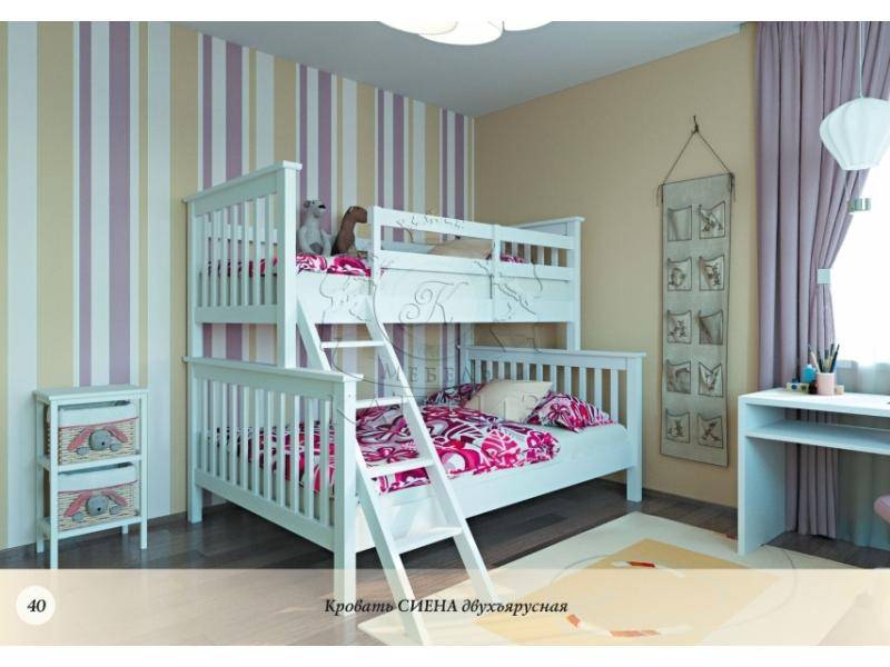 двухъярусная детская кровать сиена в Нижневартовске