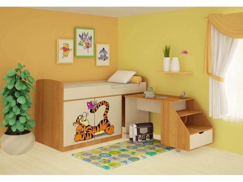 кровать детская комбинированная тигра в Нижневартовске