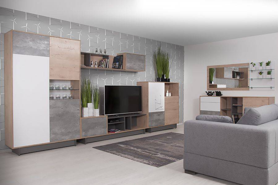 модульная гостиная фиера в стиле лофт в Нижневартовске