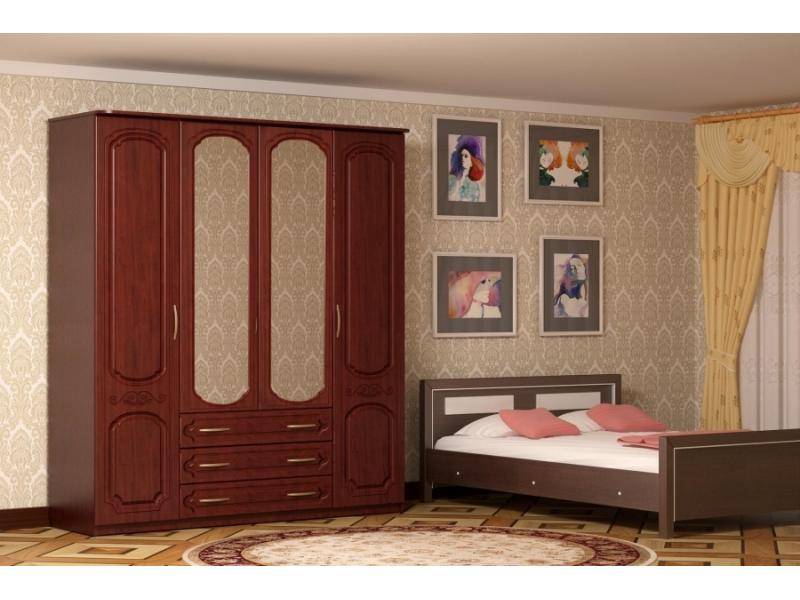 шкаф 4-х створчатый мдф в Нижневартовске