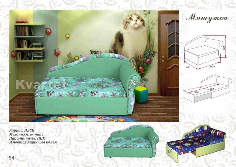 диван прямой минутка в Нижневартовске