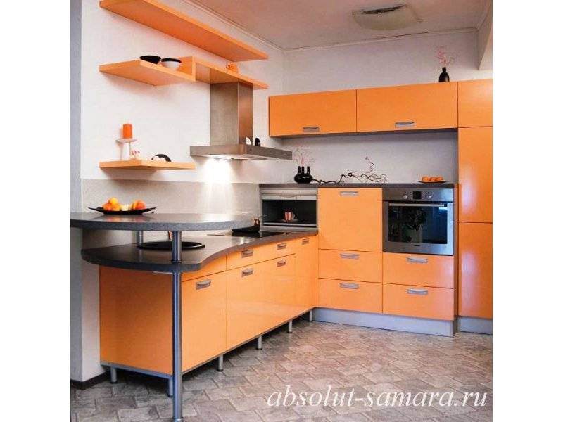 угловая кухня стильная в Нижневартовске