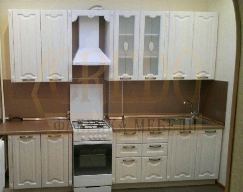 небольшая прямая кухня в Нижневартовске