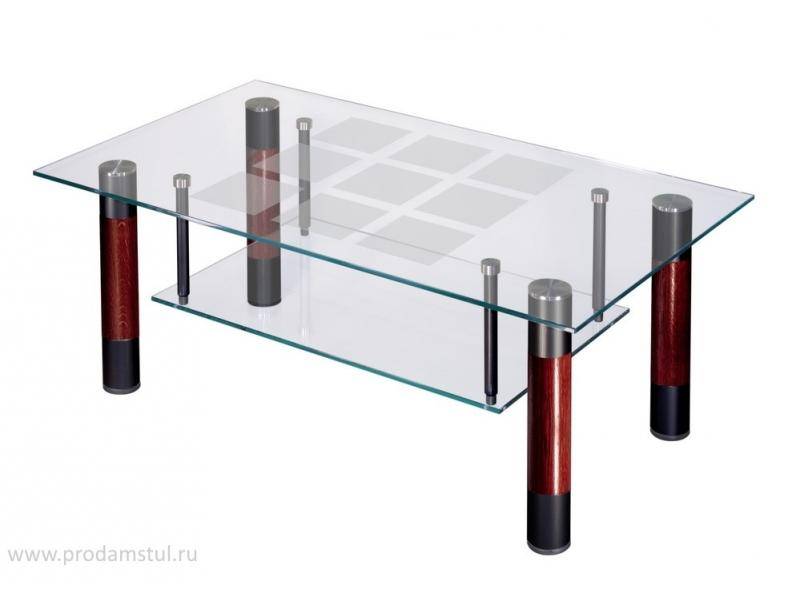 стол журнальный рекорд 10п хром в Нижневартовске