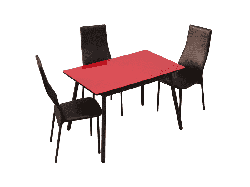 стол тэфи красный н-6 в Нижневартовске