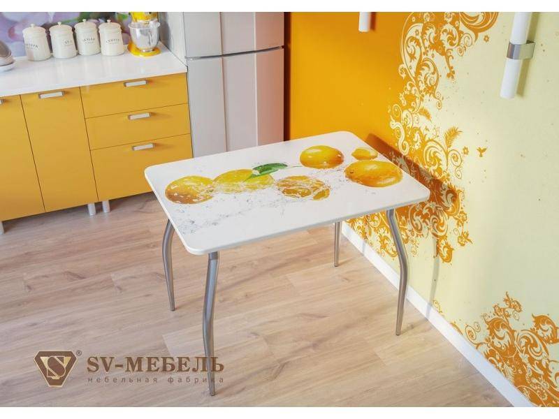 стол кухонный апельсины в Нижневартовске