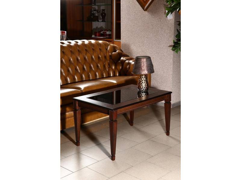 стол журнальный васко в 81с темно-коричневый/патина в Нижневартовске