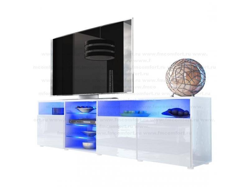 белый комод с синей подсветкой элит в Нижневартовске