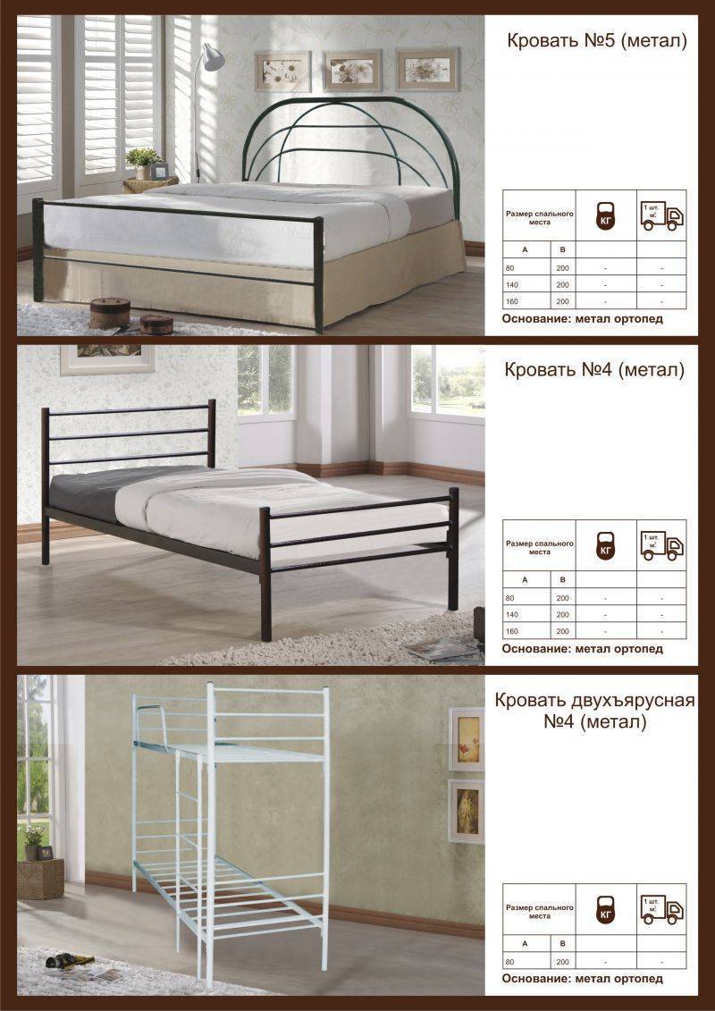 кровать металлическая - 5 в Нижневартовске
