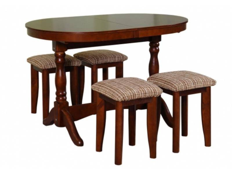 стол обеденный и 4 табурета в Нижневартовске