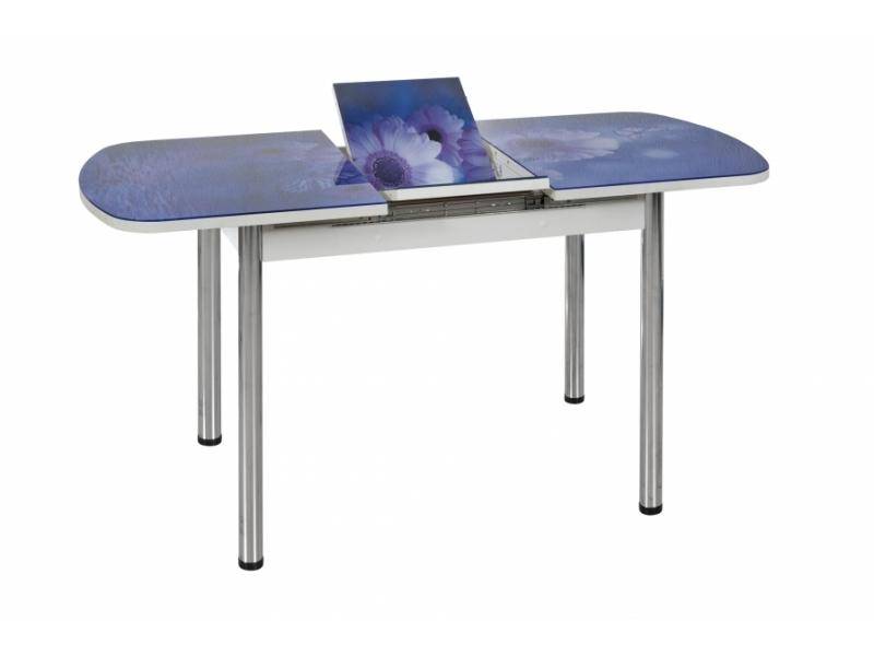 стол обеденный баритон с фотопечатью (опоры прямые) в Нижневартовске