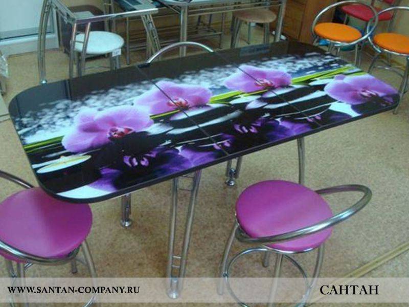 обеденный стол ос-03 фотопечать в Нижневартовске