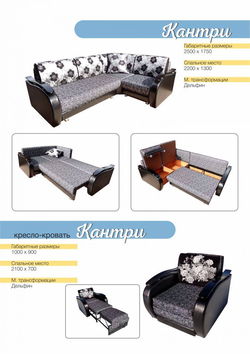 угловой диван кантри в Нижневартовске