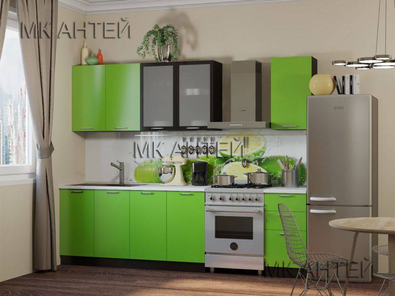 кухонный гарнитур лайм эконом класса в Нижневартовске