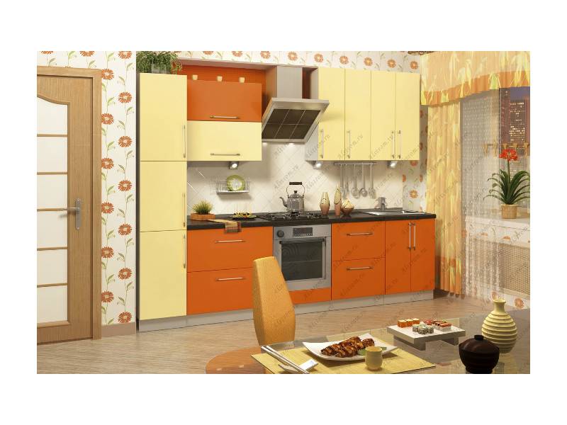 кухня прямая мдф мыло глянцевый в Нижневартовске