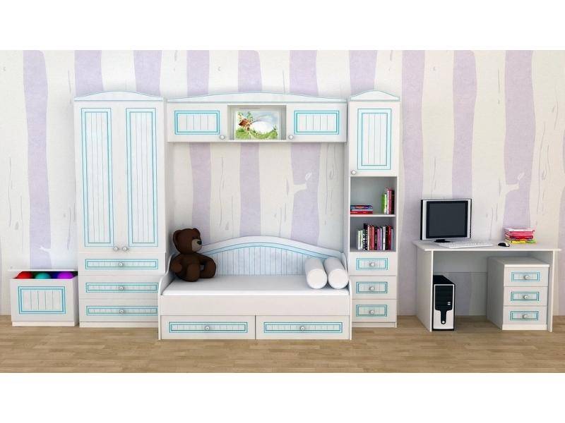 детская модульная мебель техно голубая патина в Нижневартовске