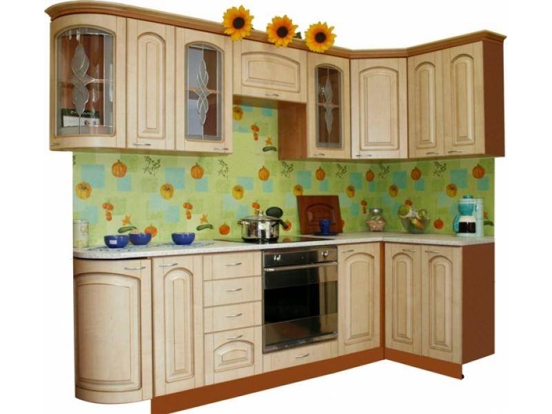 кухня угловая патина беленый дуб в Нижневартовске