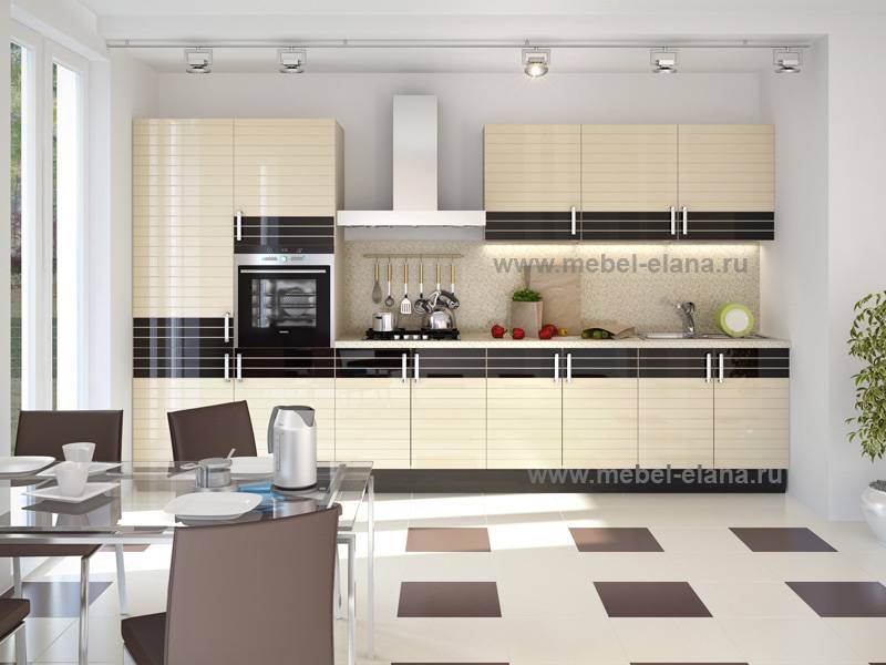 кухня эмаль со шпоном в Нижневартовске
