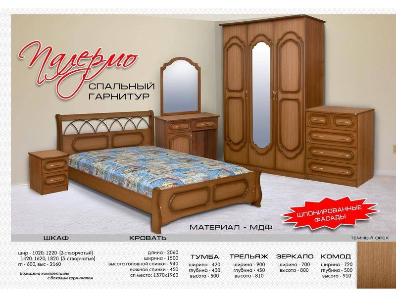 спальный гарнитур палермо в Нижневартовске