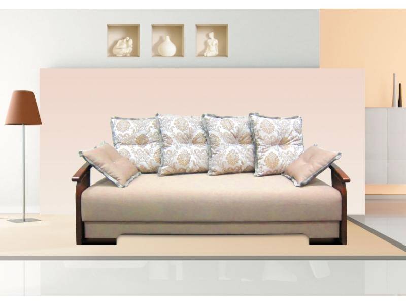 прямой диван с подушками стиль в Нижневартовске