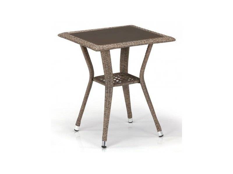 стол из ротанга t25-w56-50x50 light brown в Нижневартовске