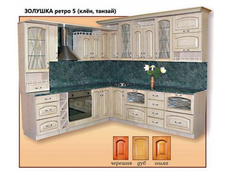 кухня угловая золушка ретро 5 в Нижневартовске