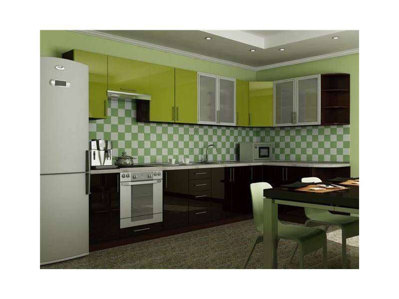 кухня из пластика лайм в Нижневартовске