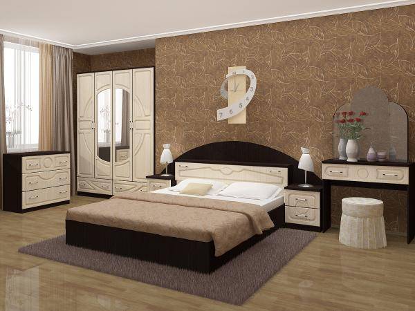 спальня александра с блоком (мдф) в Нижневартовске