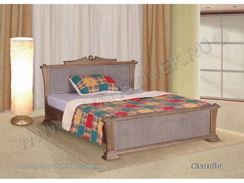 кровать из дерева сканди 2 в Нижневартовске