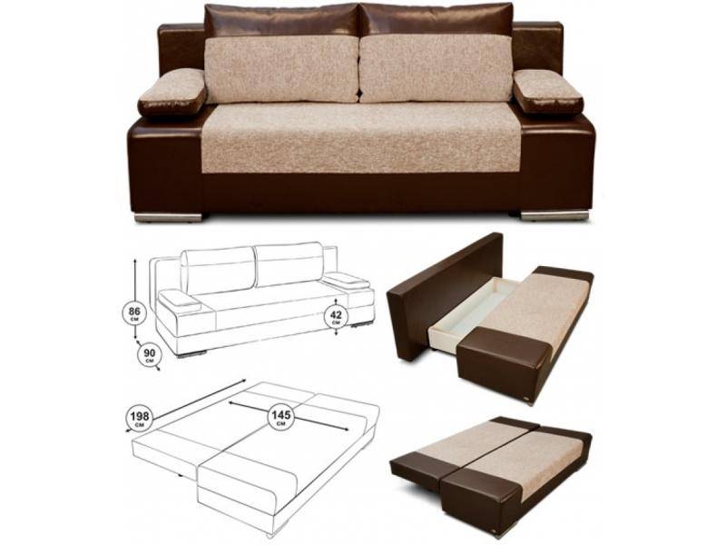 диван прямой браво 1 в Нижневартовске