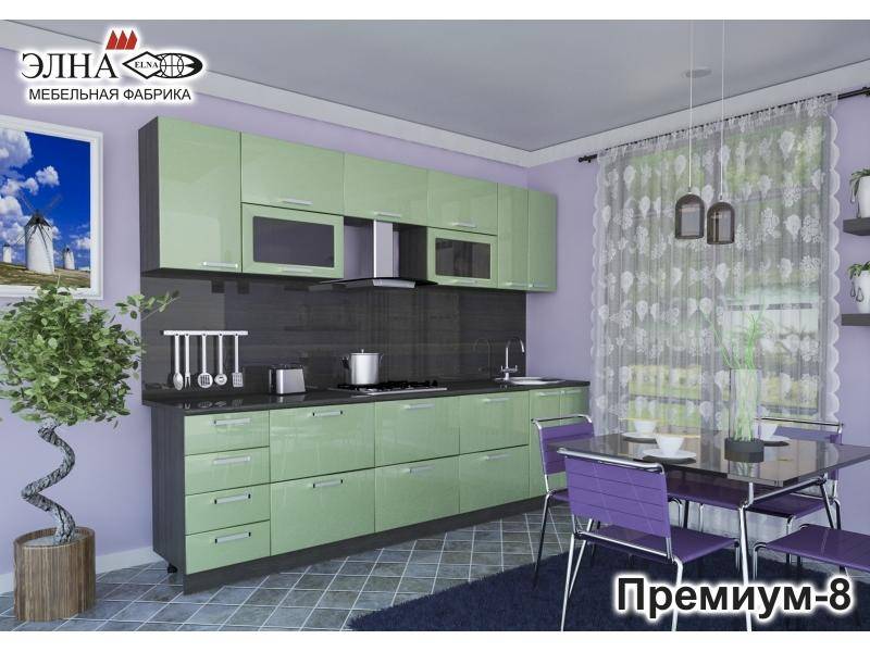 кухня прямая премиум 8 в Нижневартовске