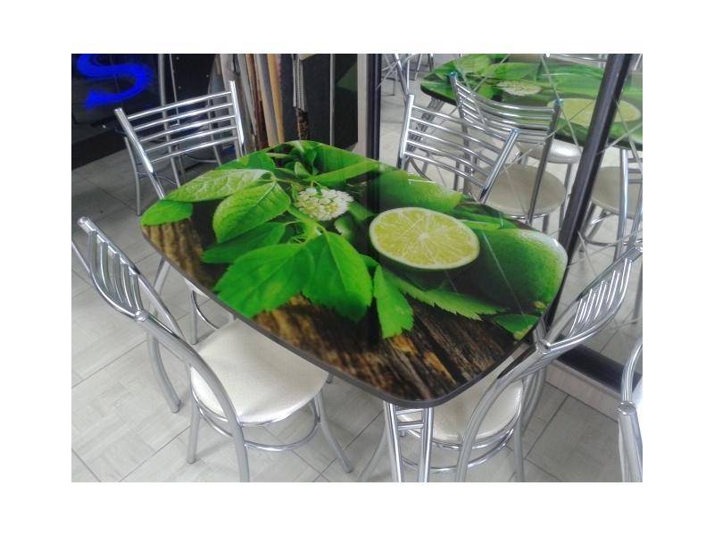 обеденная группа фотопечать лайм в Нижневартовске